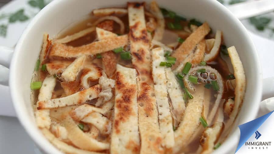 Блинный суп – блюдо австрийской кухни